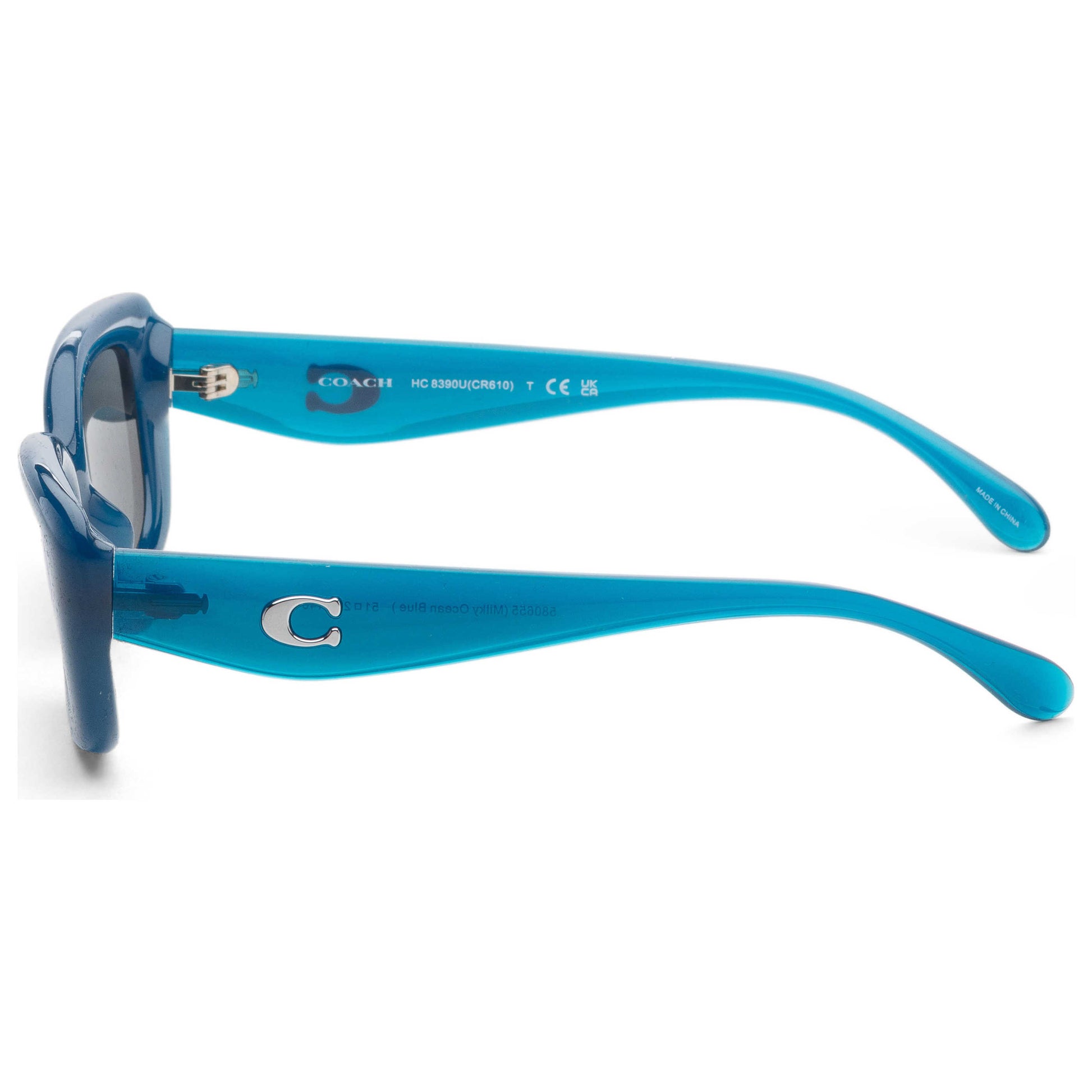 Left view of Coach Fashion Women's Sunglasses HC8390U-580655-51