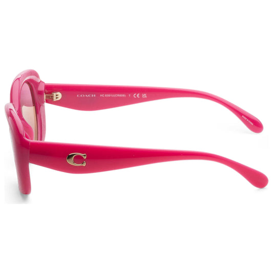 Left view of Coach Fashion Women's Sunglasses HC8391U-58069L-53