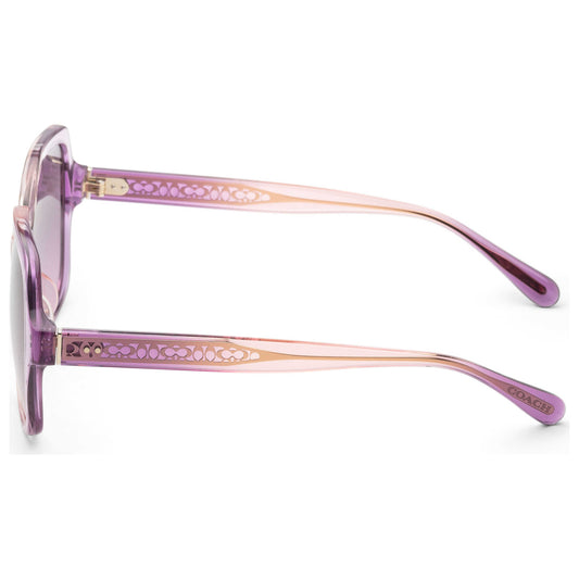 Left view of Coach Fashion Women's Sunglasses HC8395F-581390-56