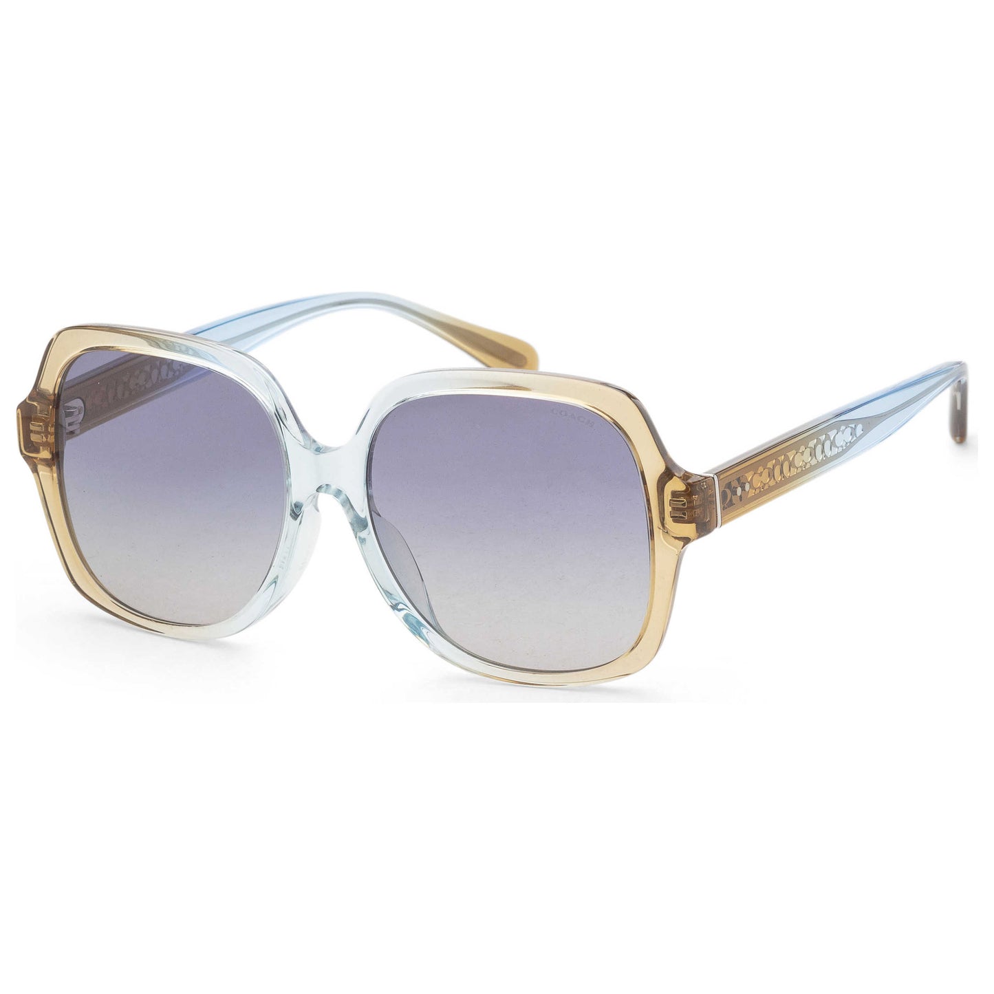 Front view of Coach Fashion Women's Sunglasses HC8395F-581435-56