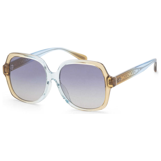 Front view of Coach Fashion Women's Sunglasses HC8395F-581435-56