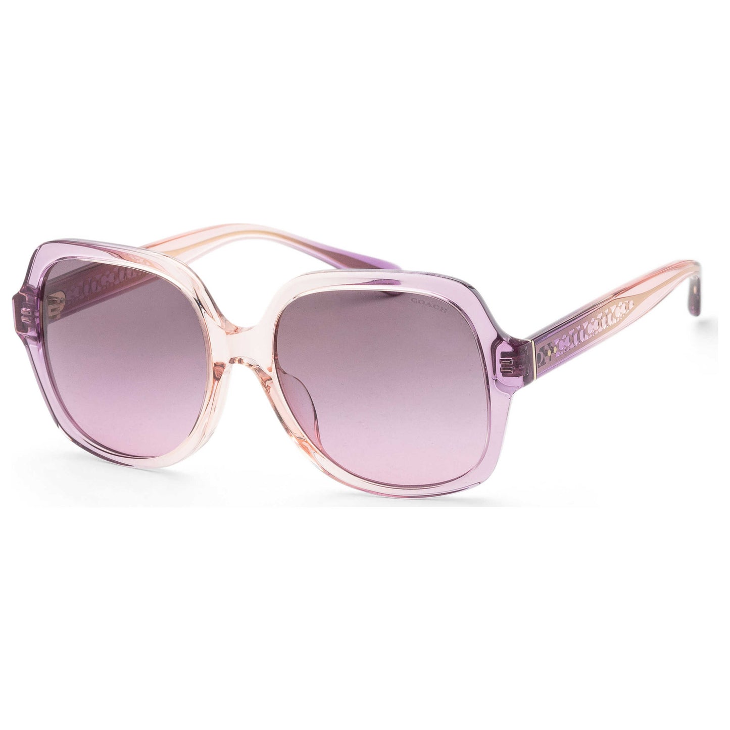 Front view of Coach Fashion Women's Sunglasses HC8395U-581390-54