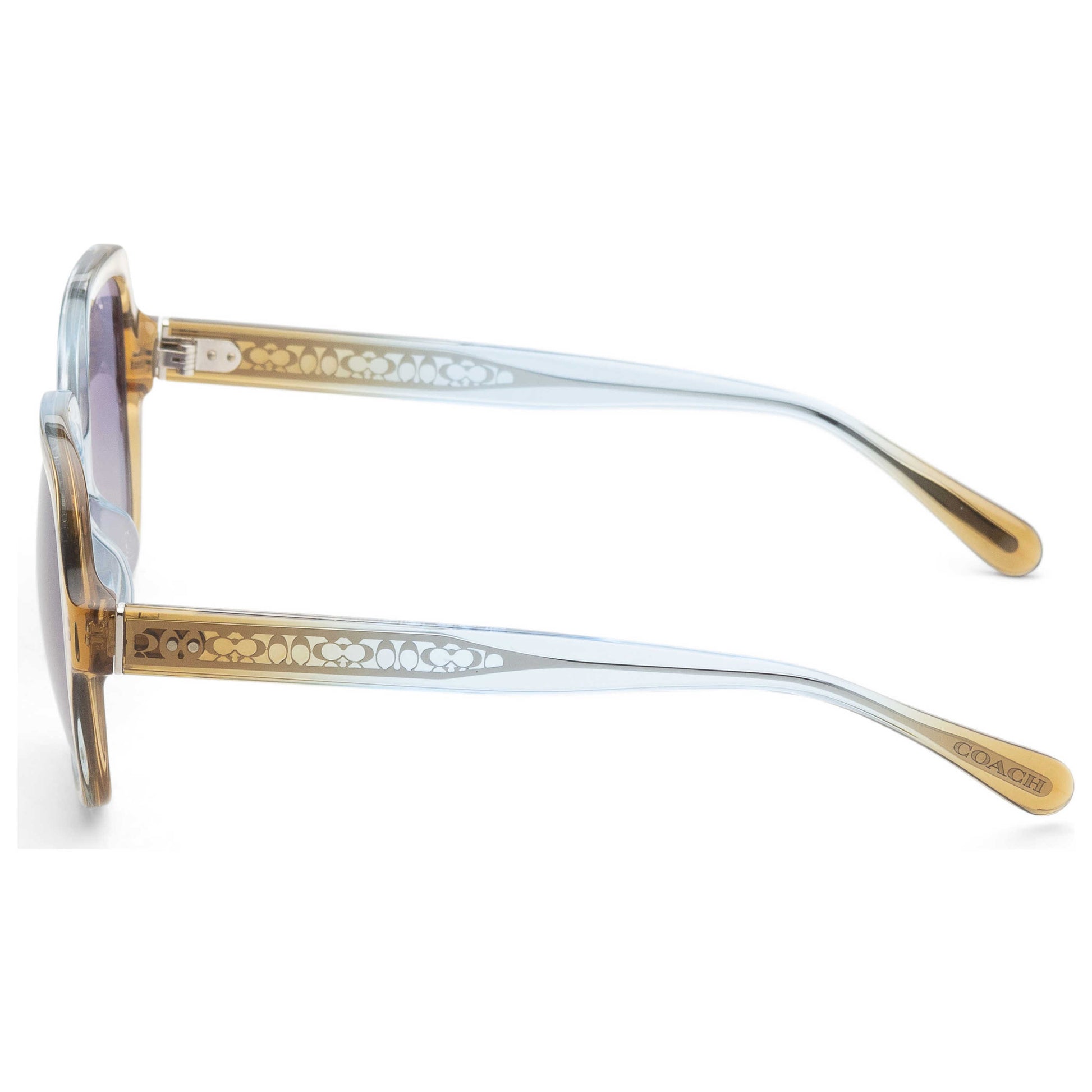 Left view of Coach Fashion Women's Sunglasses HC8395U-581435-54