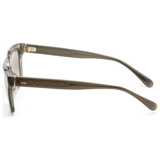 Left view of Coach Fashion Men's Sunglasses HC8397U-5797G9-57