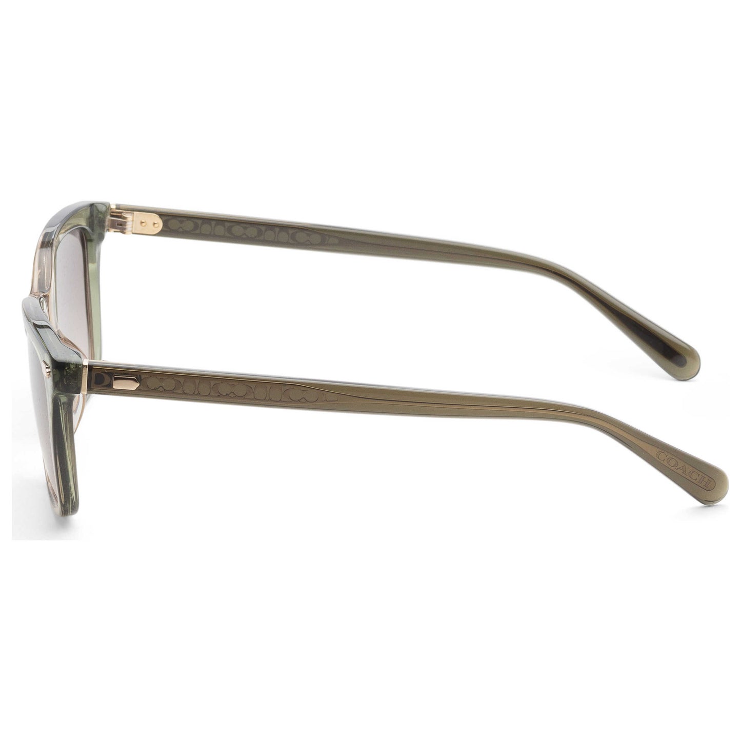 Left view of Coach Fashion Men's Sunglasses HC8398U-5797G9-54