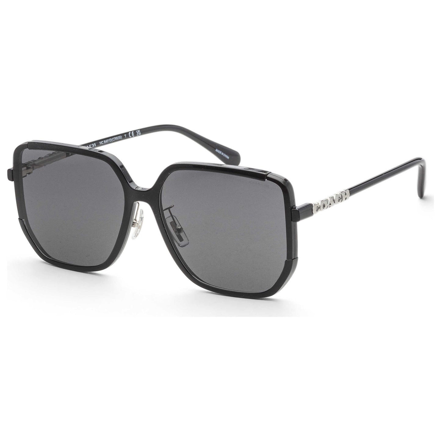 Front view of Coach Fashion Women's Sunglasses HC8401D-500287-64