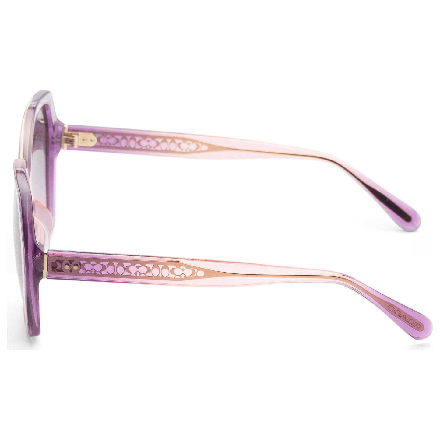 Left view of Coach Fashion Women's Sunglasses HC8404U-581390-56