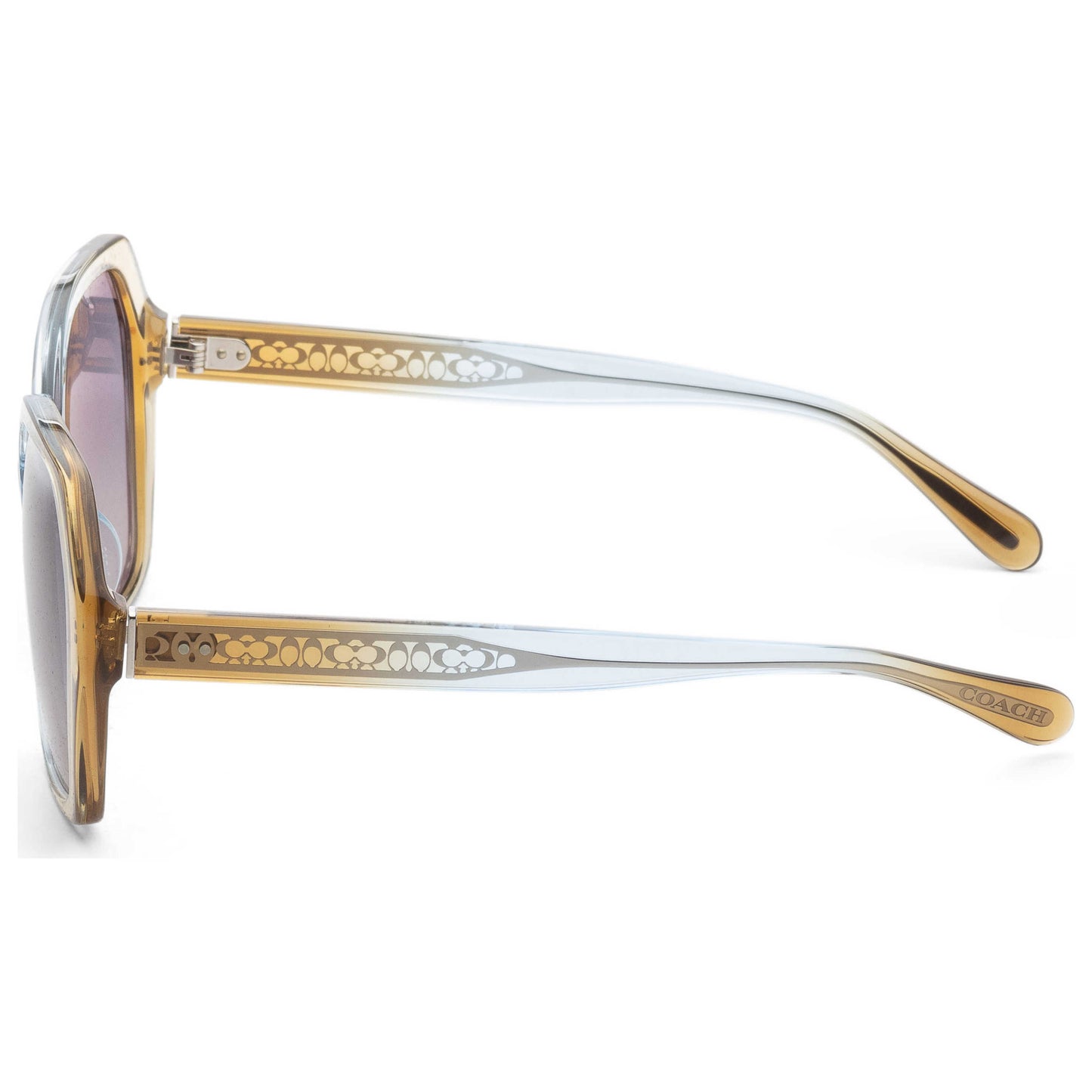 Left view of Coach Fashion Women's Sunglasses HC8404U-581435-56