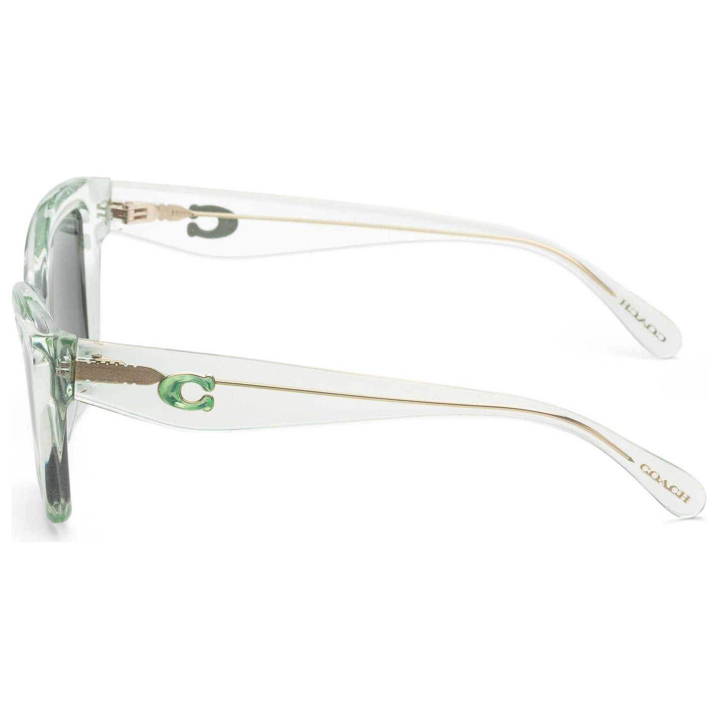 Left view of Coach Fashion Women's Sunglasses HC8405U-583271-54