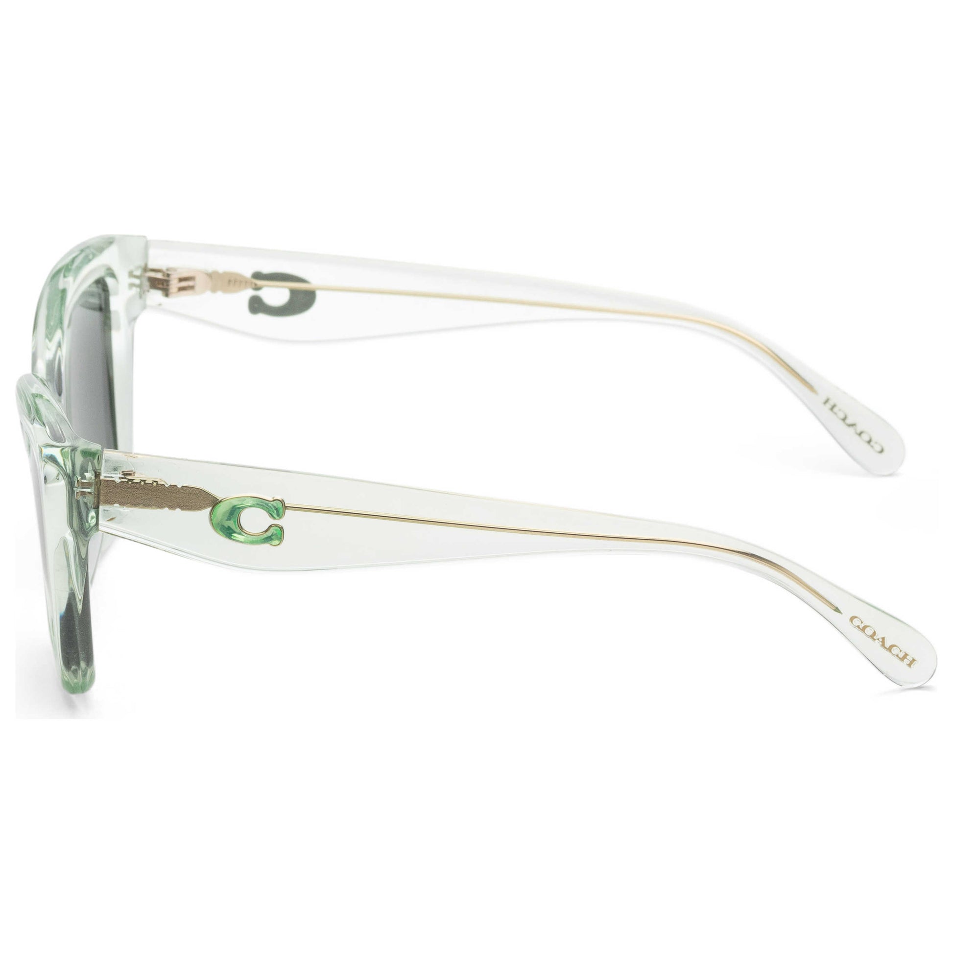 Left view of Coach Fashion Women's Sunglasses HC8405U-583271-54