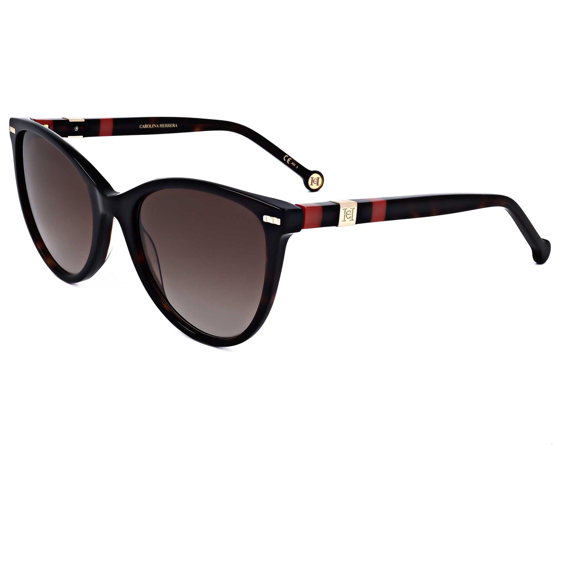 Front view of Carolina Herrera Women's Sunglasses HER0107-S-O63-57