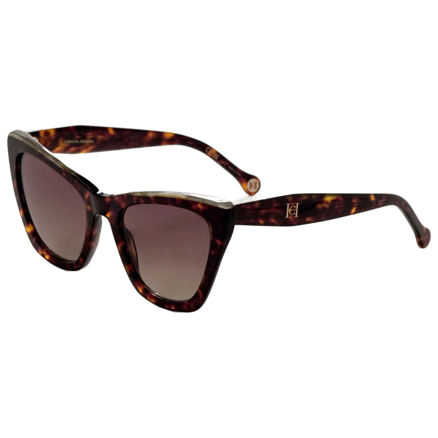 Front view of Carolina Herrera Women's Sunglasses HER0129S-0C9K-HA
