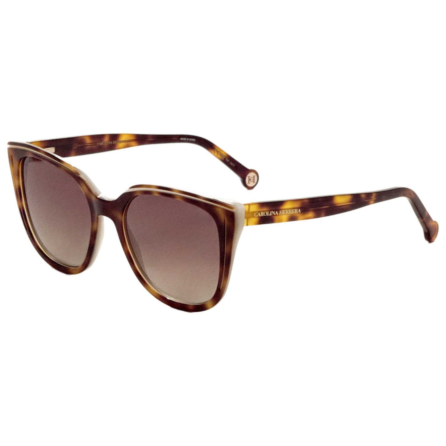 Front view of Carolina Herrera Women's Sunglasses HER0144S-0C9K-HA