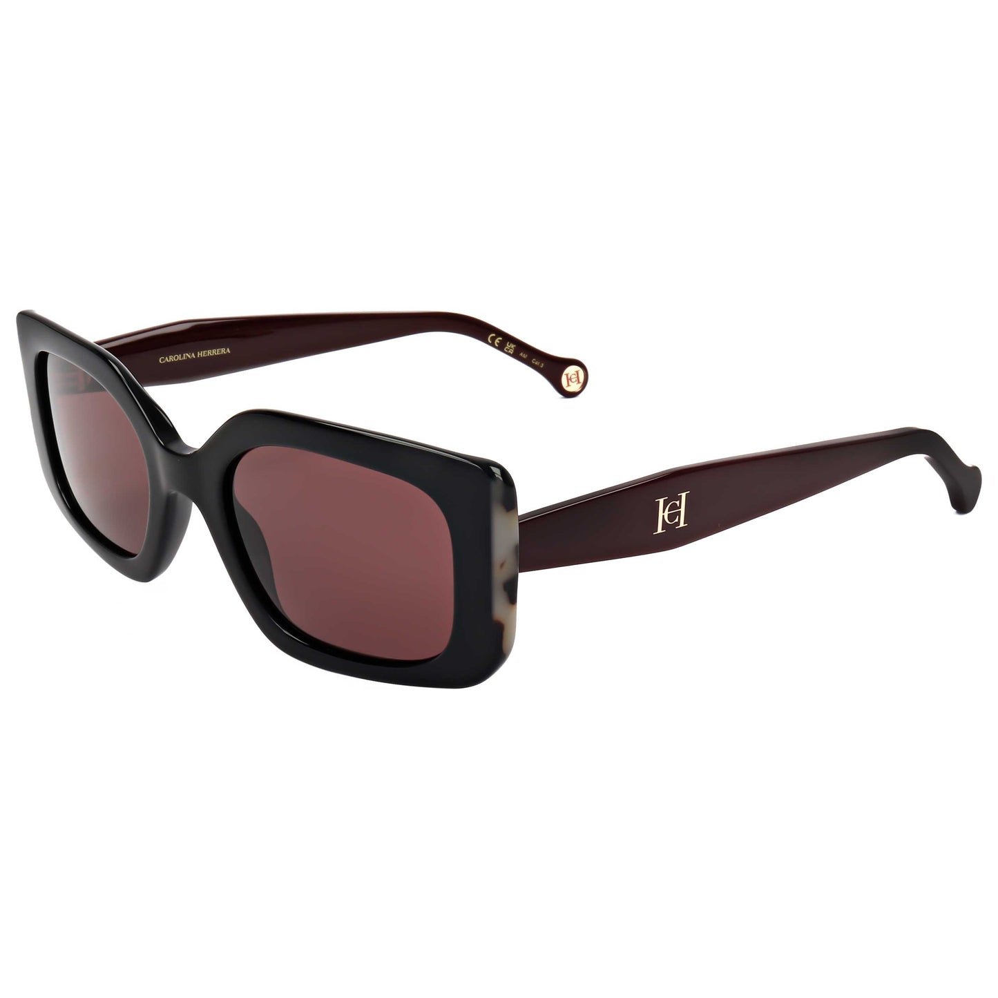 Front view of Carolina Herrera Women's Sunglasses HER0182-S-GUU-53