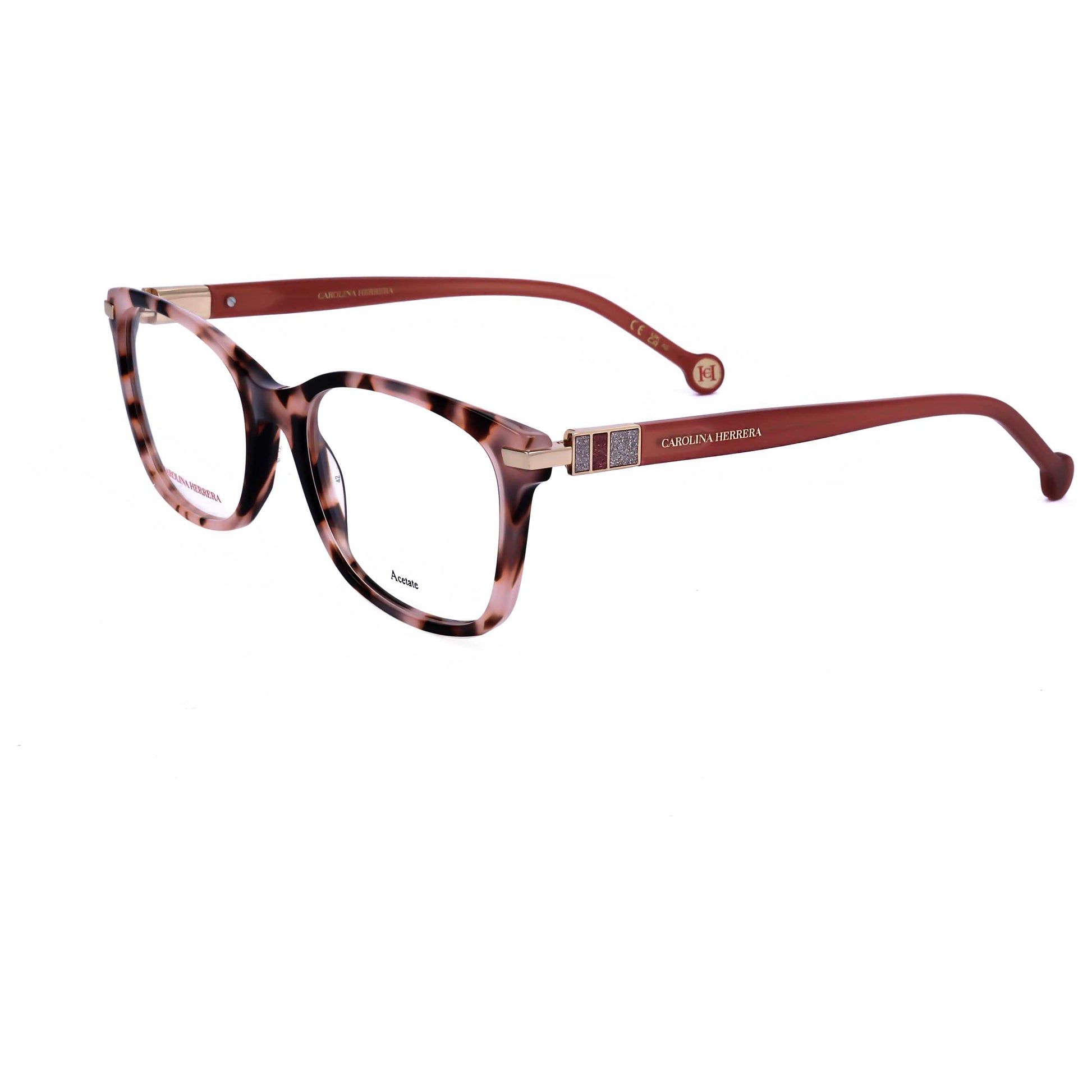 Front view of Carolina Herrera Women's Opticals HER0201-H4V-53