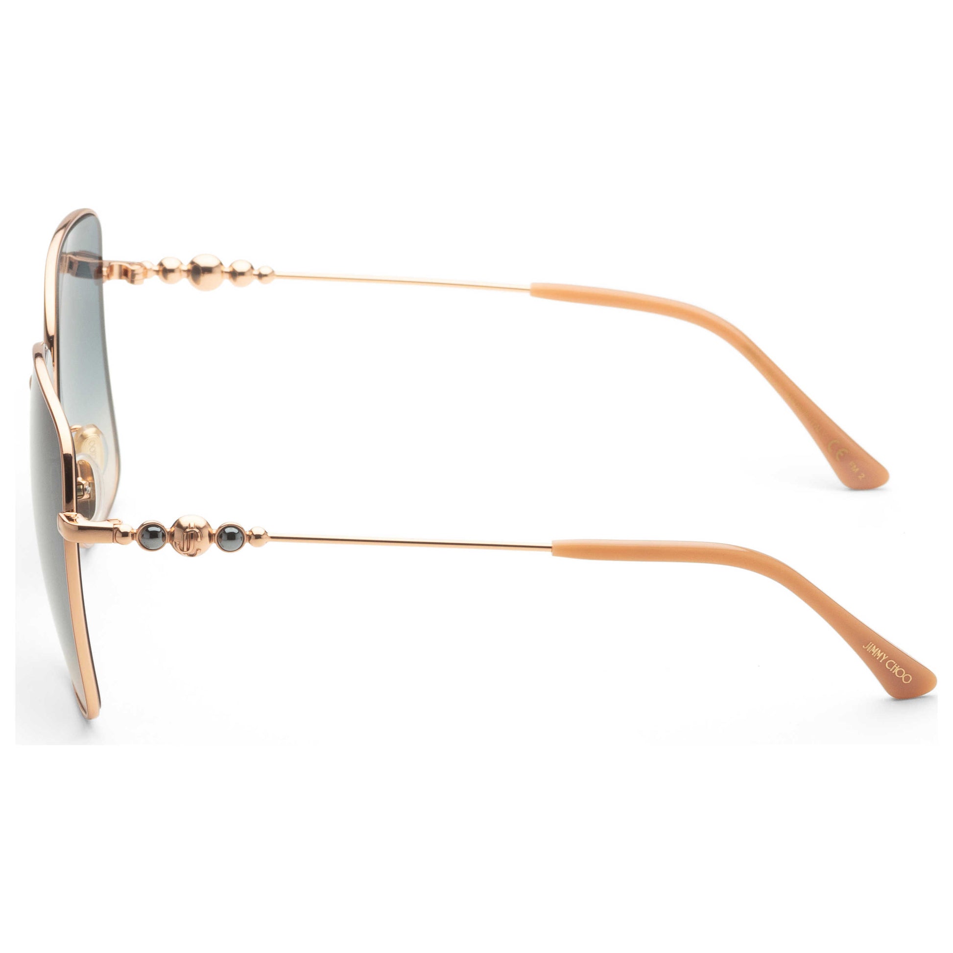 Left view of Jimmy Choo Hester Women's Sunglasses HESTERS-0BKU-I4