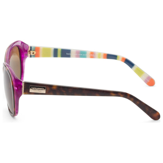 Left view of Kate Spade Hilde Women's Sunglasses HILDE-P-S-US-X72P-54