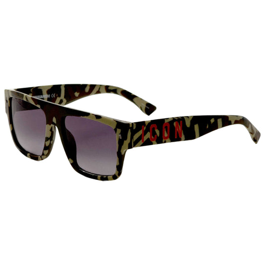 Front view of Dsquared2 Men's Sunglasses ICON0003S-06DB-9O