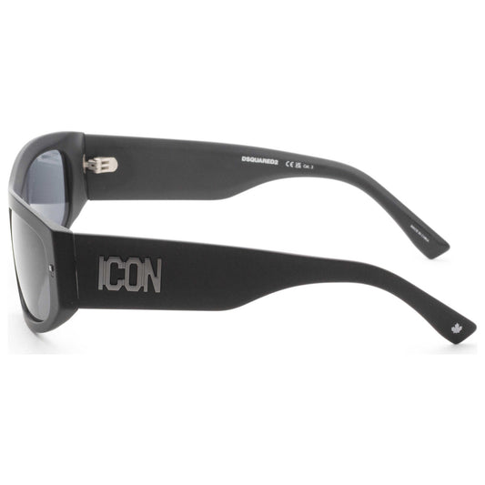 Left view of Dsquared2 Men's Sunglasses ICON0016S-0003-IR