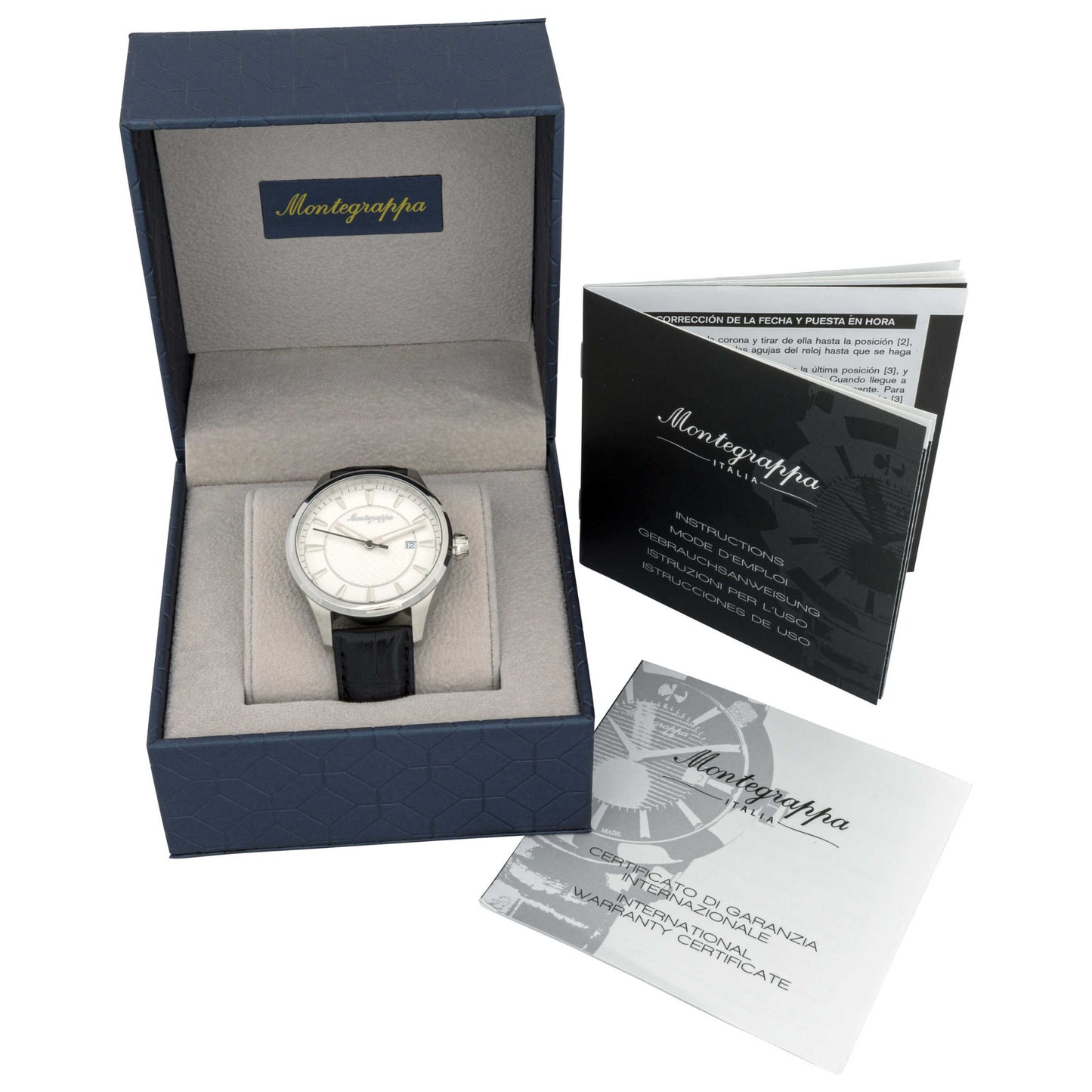 Left view of Montegrappa Fortuna Men's Quartz Watch IDFOWALJ