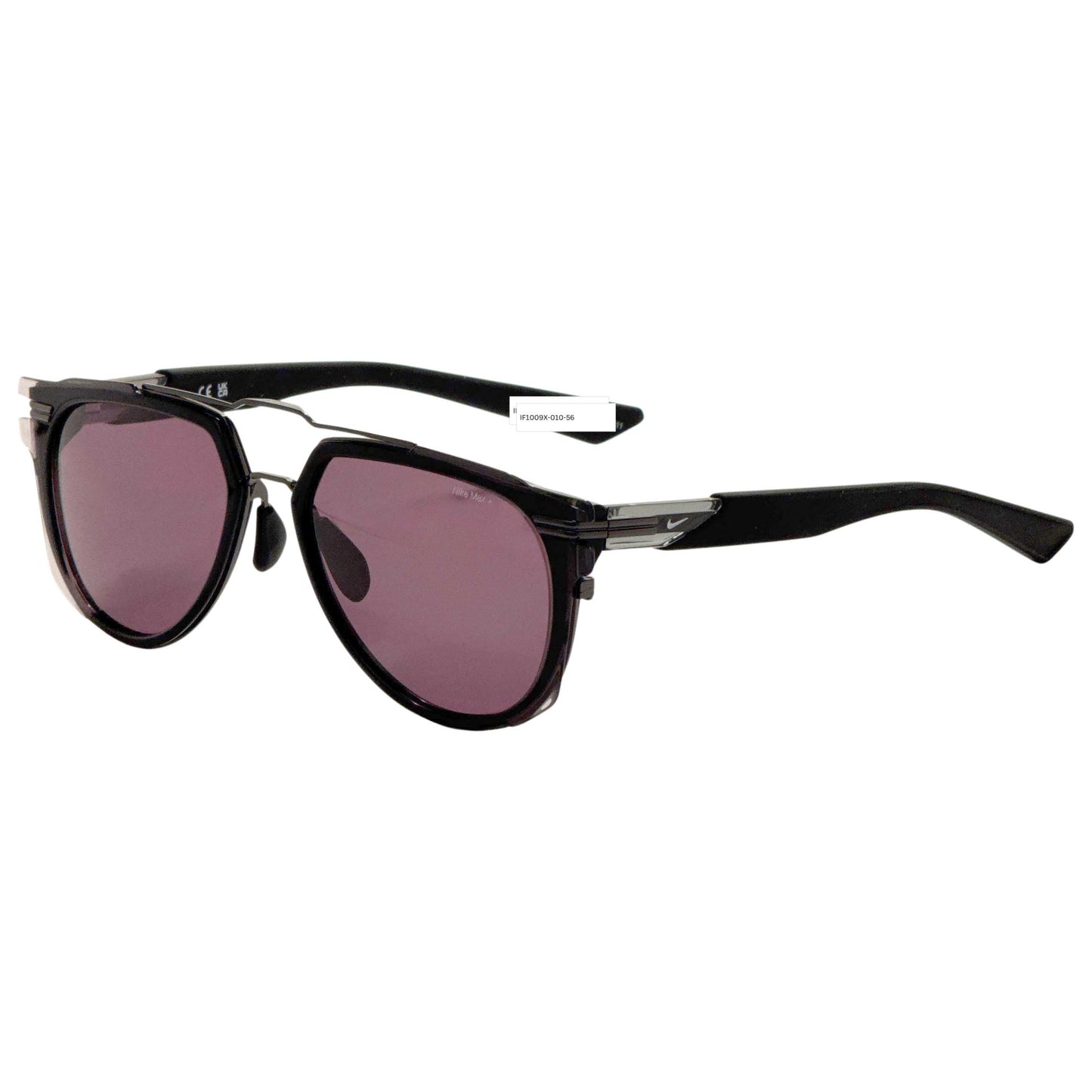Front view of Nike Electric Daze Unisex Sunglasses IF1009X-010-56