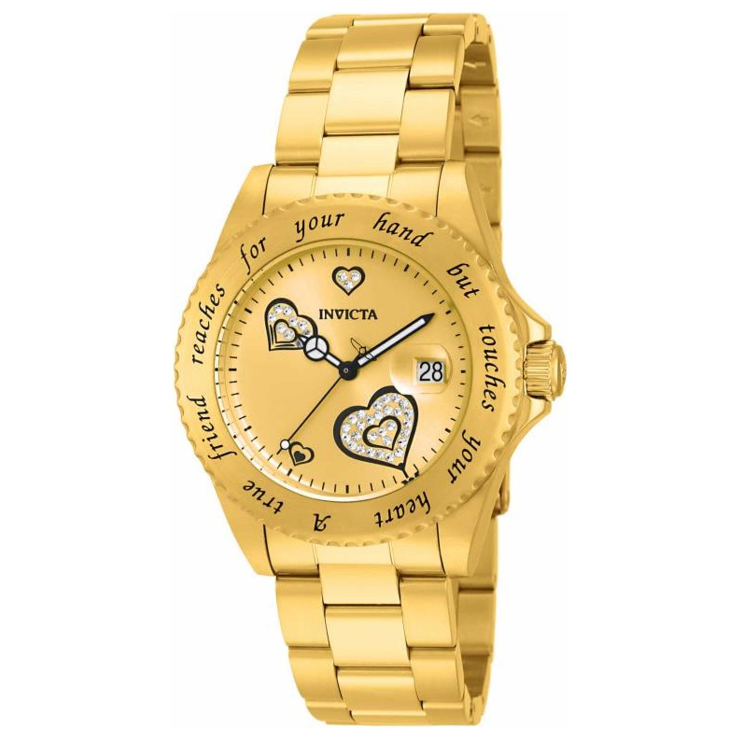 Front view of Invicta Angel Women's Quartz Watch IN-14733