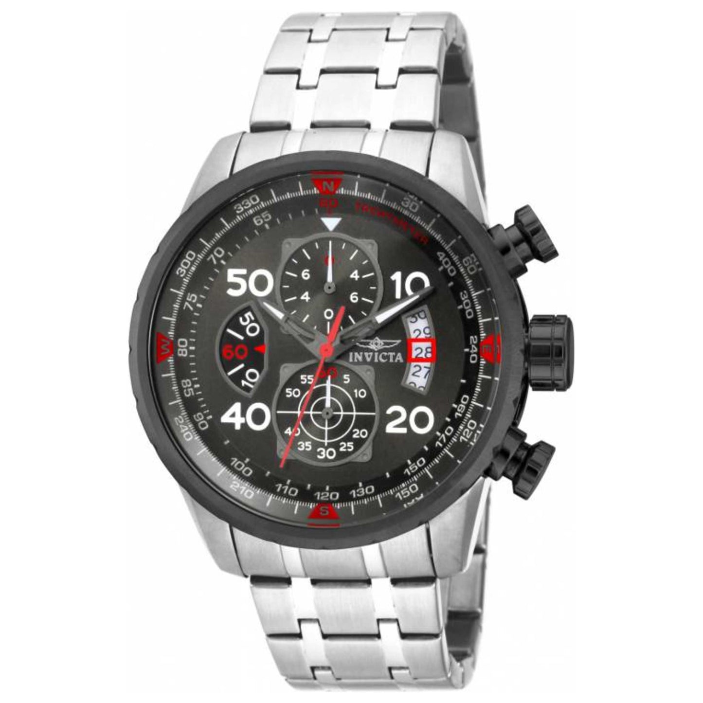 Front view of Invicta Aviator Men's Quartz Watch IN-17204