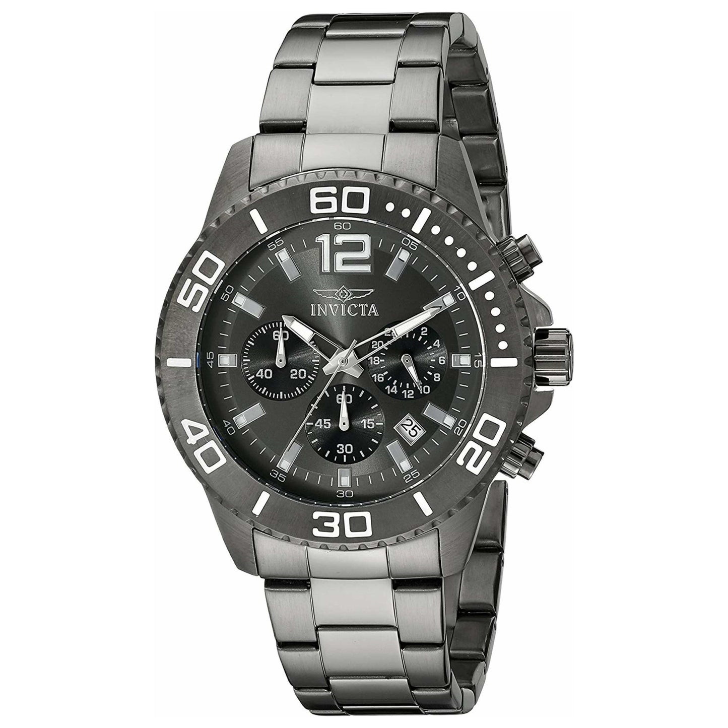 Front view of Invicta Pro Diver Men's Japanese Quartz (Battery-Powered) Watch IN-17403