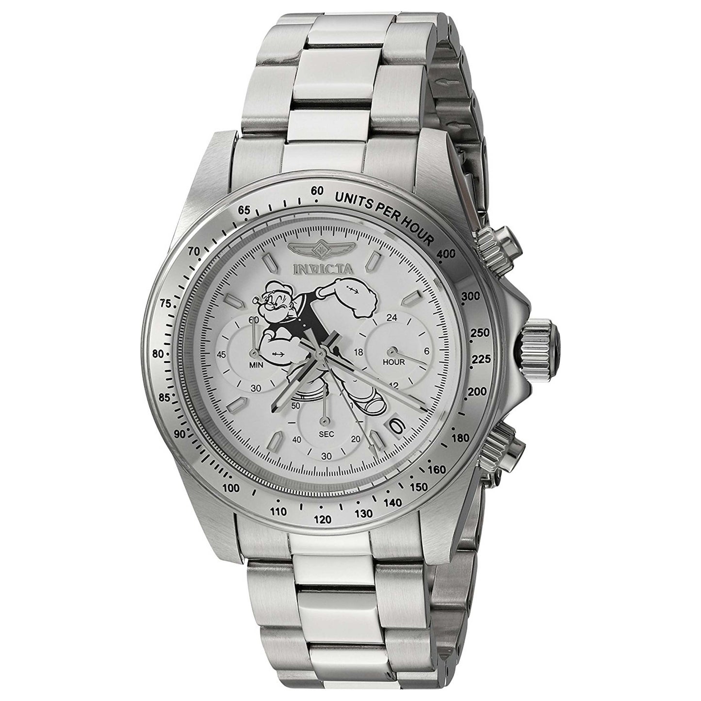 Front view of Invicta Character Collection Men's Japanese Quartz (Battery-Powered) Watch IN-24481
