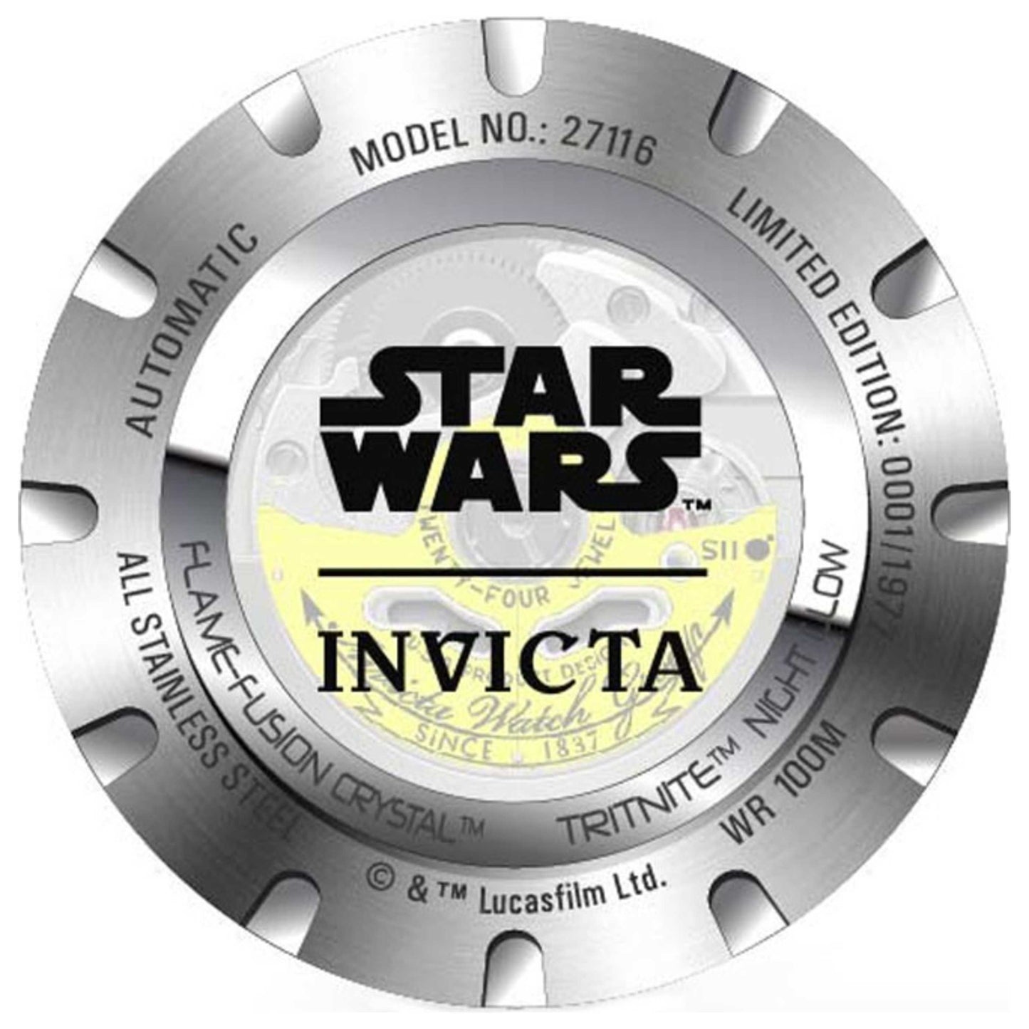 Invicta Star Wars Men's Automatic Watch IN-27116 - Image #2