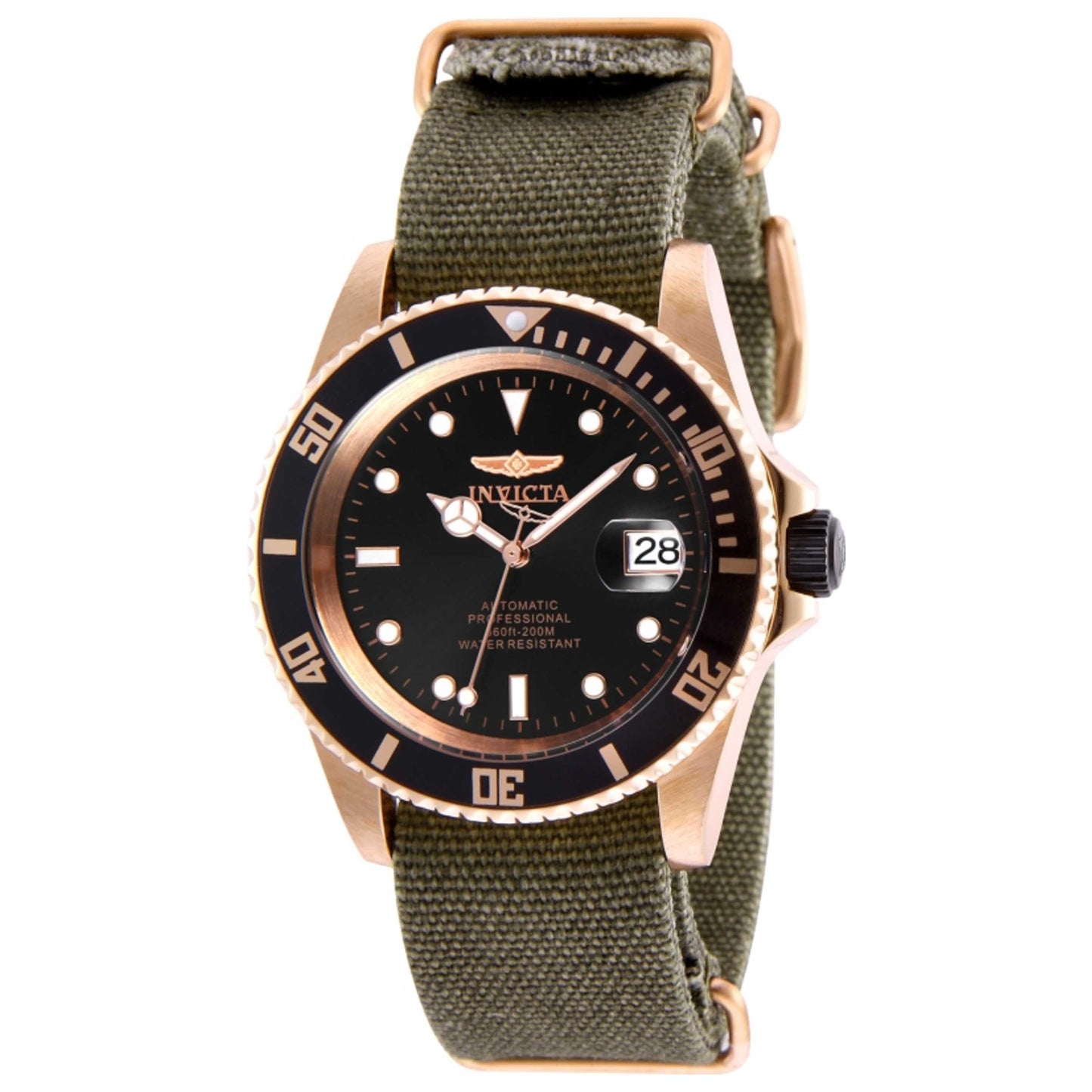 Front view of Invicta Pro Diver Men's Automatic Watch IN-27627