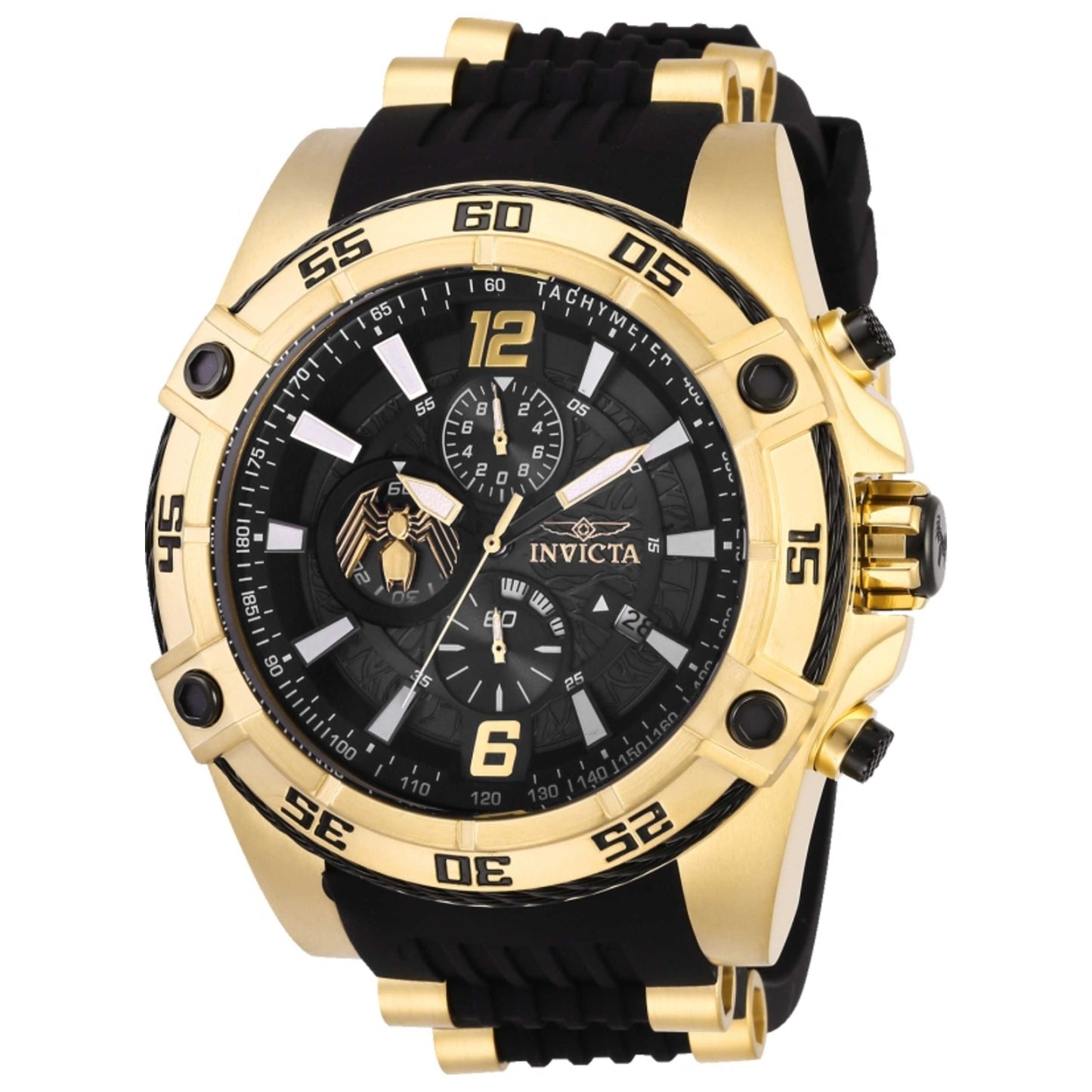 Front view of Invicta Marvel Men's Japanese Quartz (Battery-Powered) Watch IN-28977