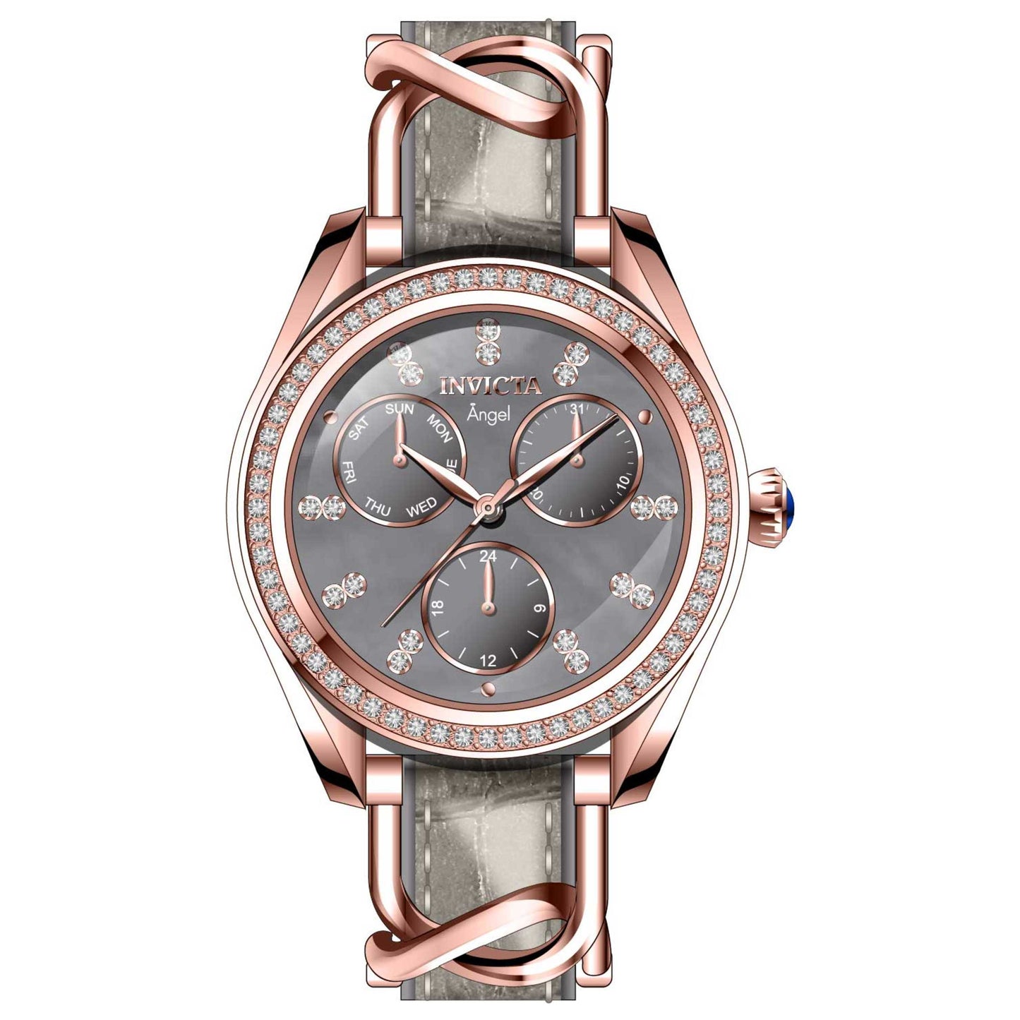 Front view of Invicta Angel Women's Quartz Watch IN-31203