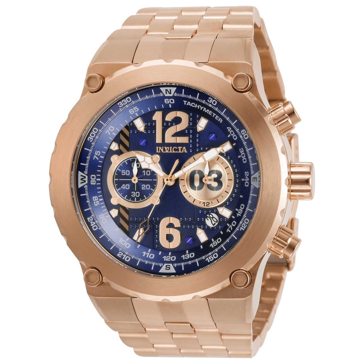 Front view of Invicta Aviator Men's Quartz Watch IN-31596