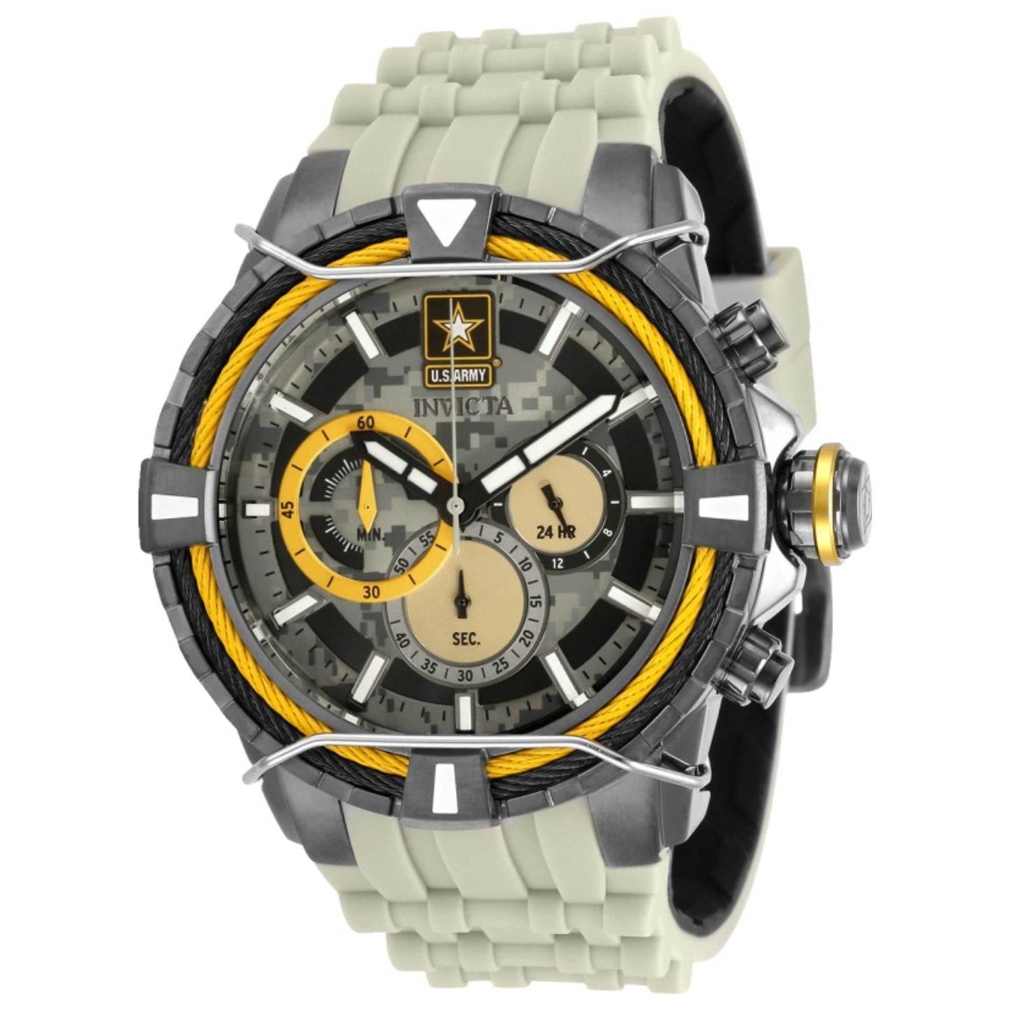 Front view of Invicta U S Army Men's Quartz Watch IN-31847