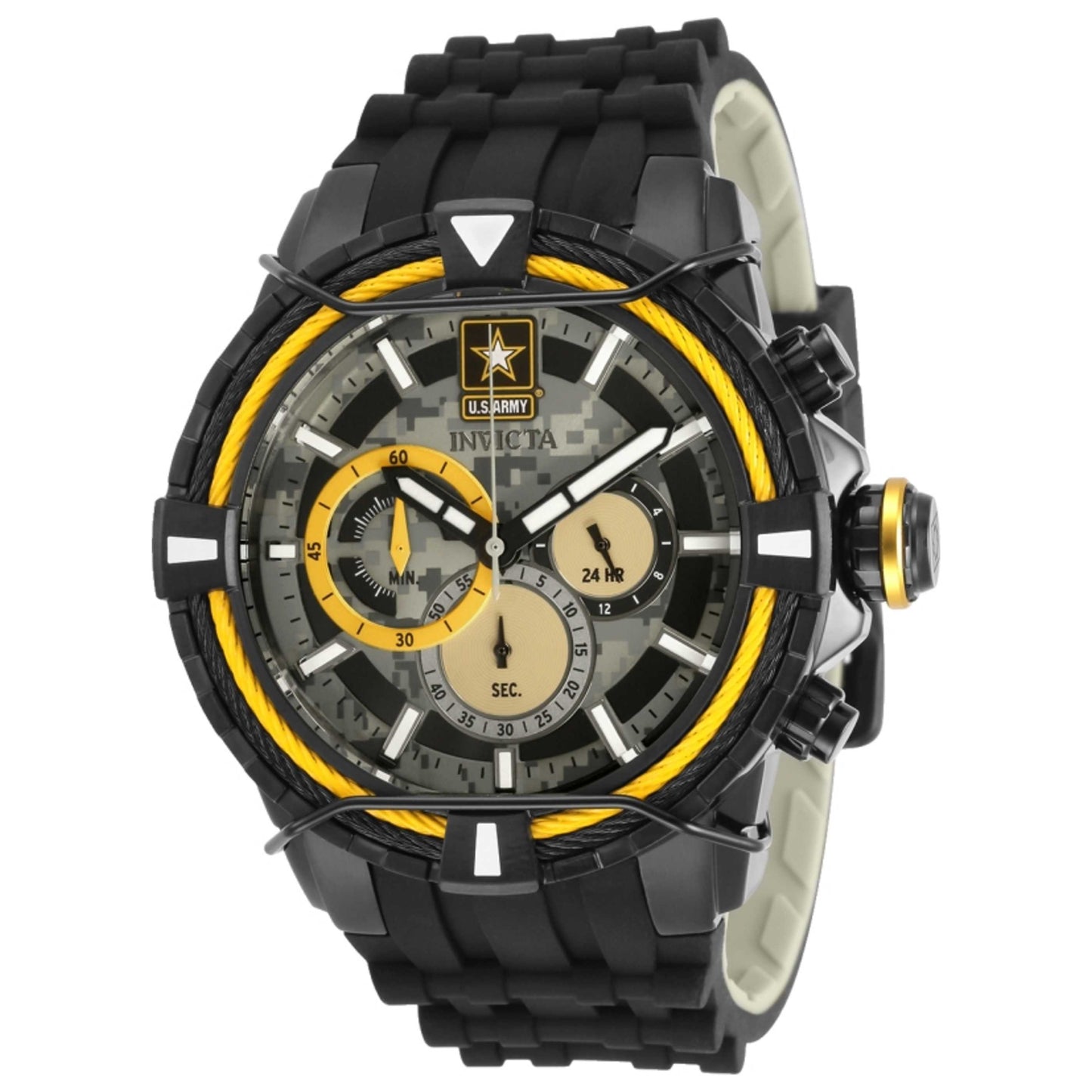 Front view of Invicta U S Army Men's Quartz Watch IN-31848