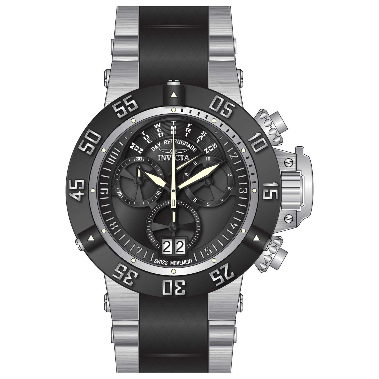 Front view of Invicta Subaqua Men's Quartz Watch IN-31887