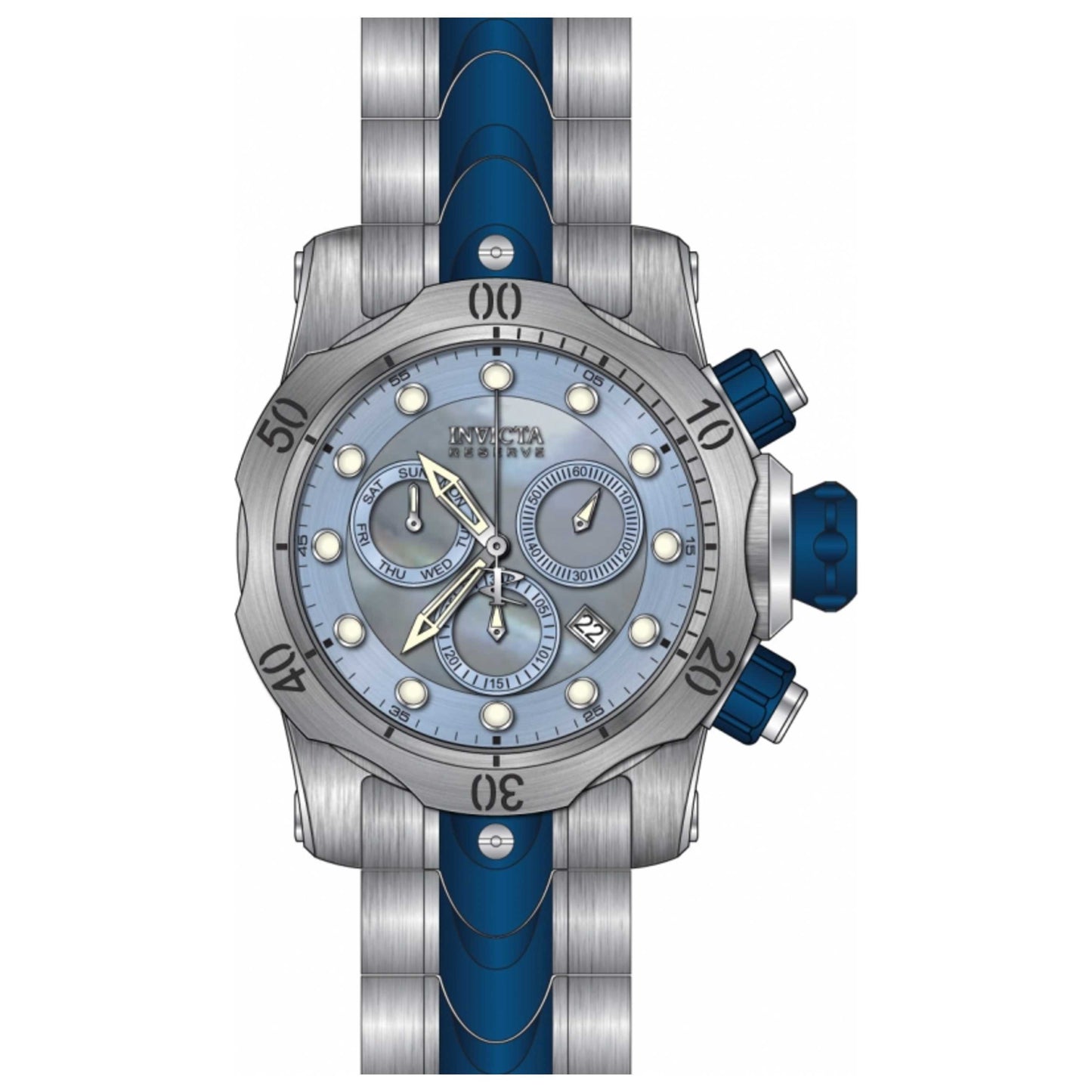 Front view of Invicta Men's Quartz Watch IN-32124