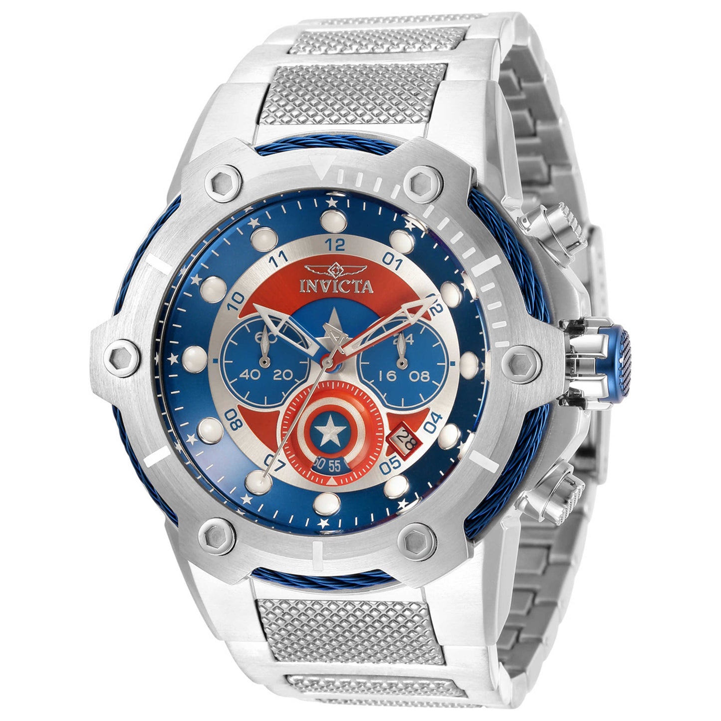 Front view of Invicta Marvel Men's Quartz Watch IN-32174