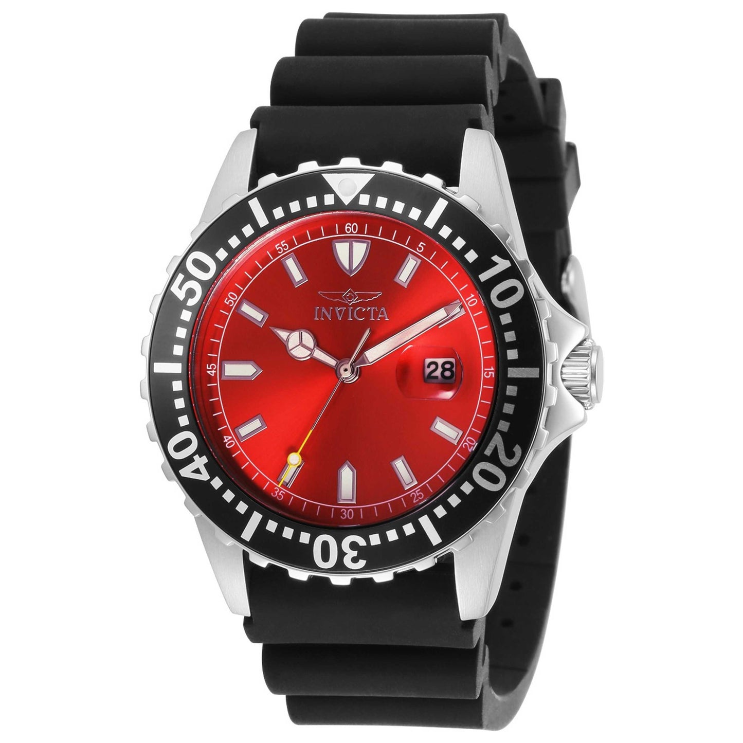 Front view of Invicta Pro Diver Men's Japanese Quartz (Battery-Powered) Watch IN-32303