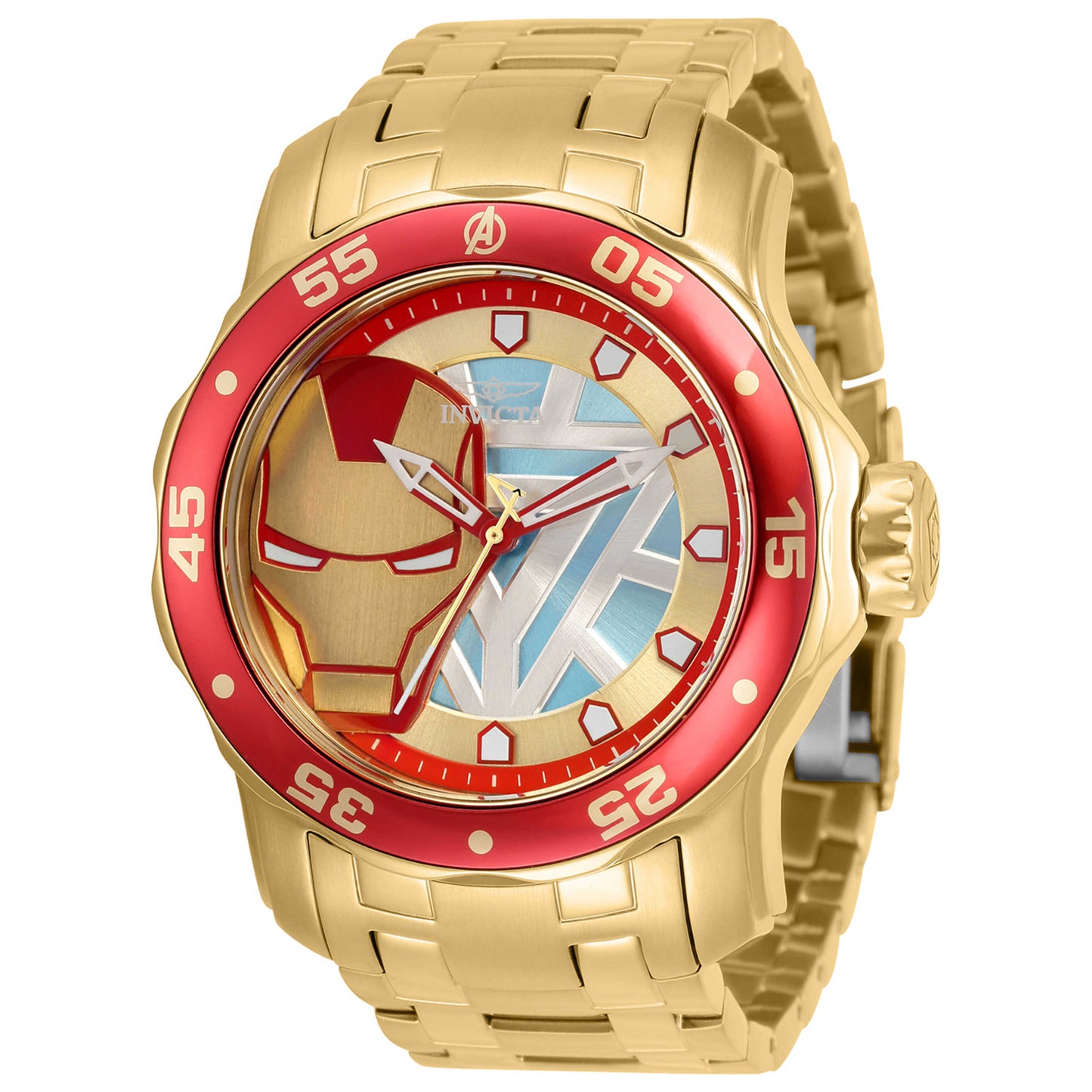 Front view of Invicta Marvel Men's Quartz Watch IN-32423