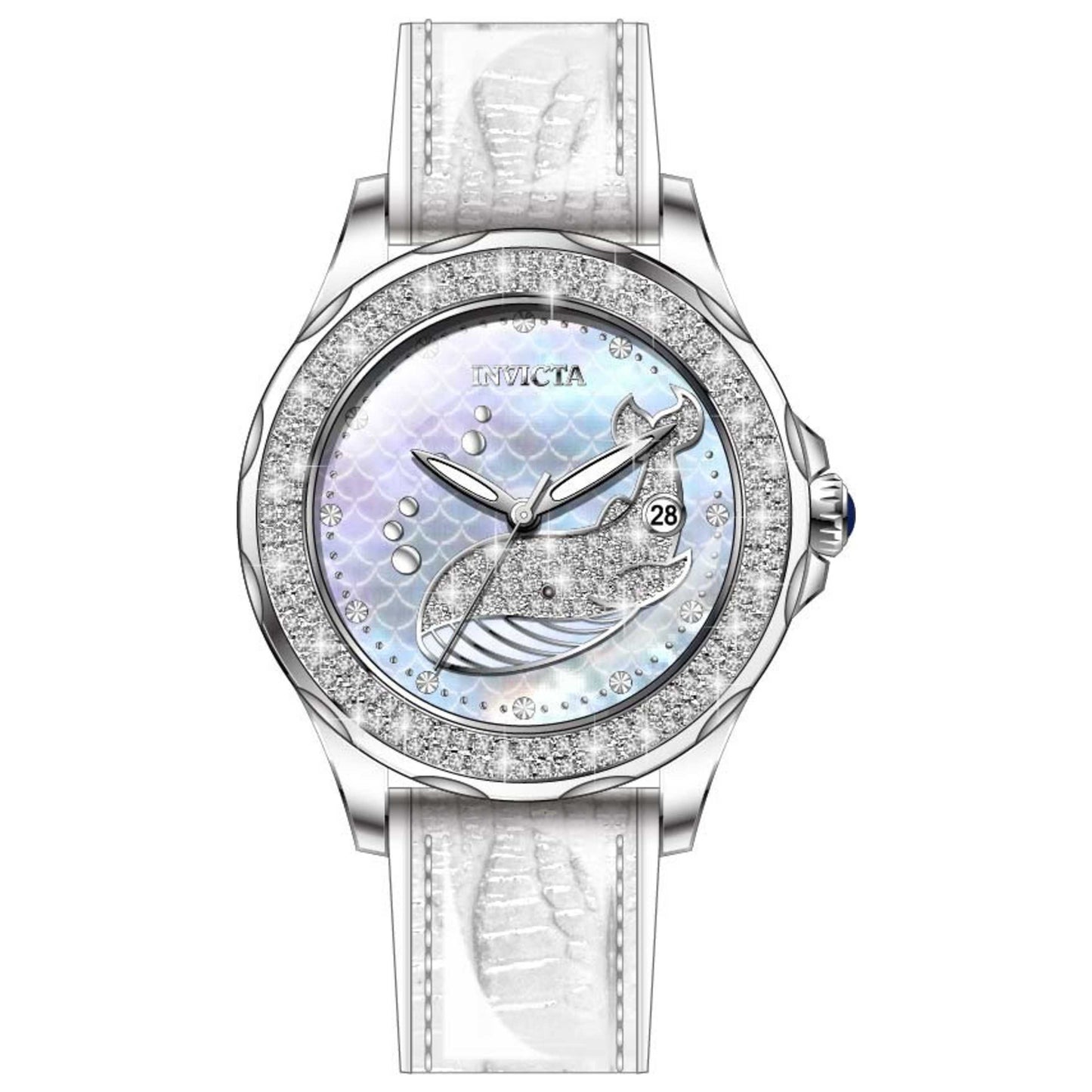 Front view of Invicta Wildflower Women's Quartz Watch IN-32670