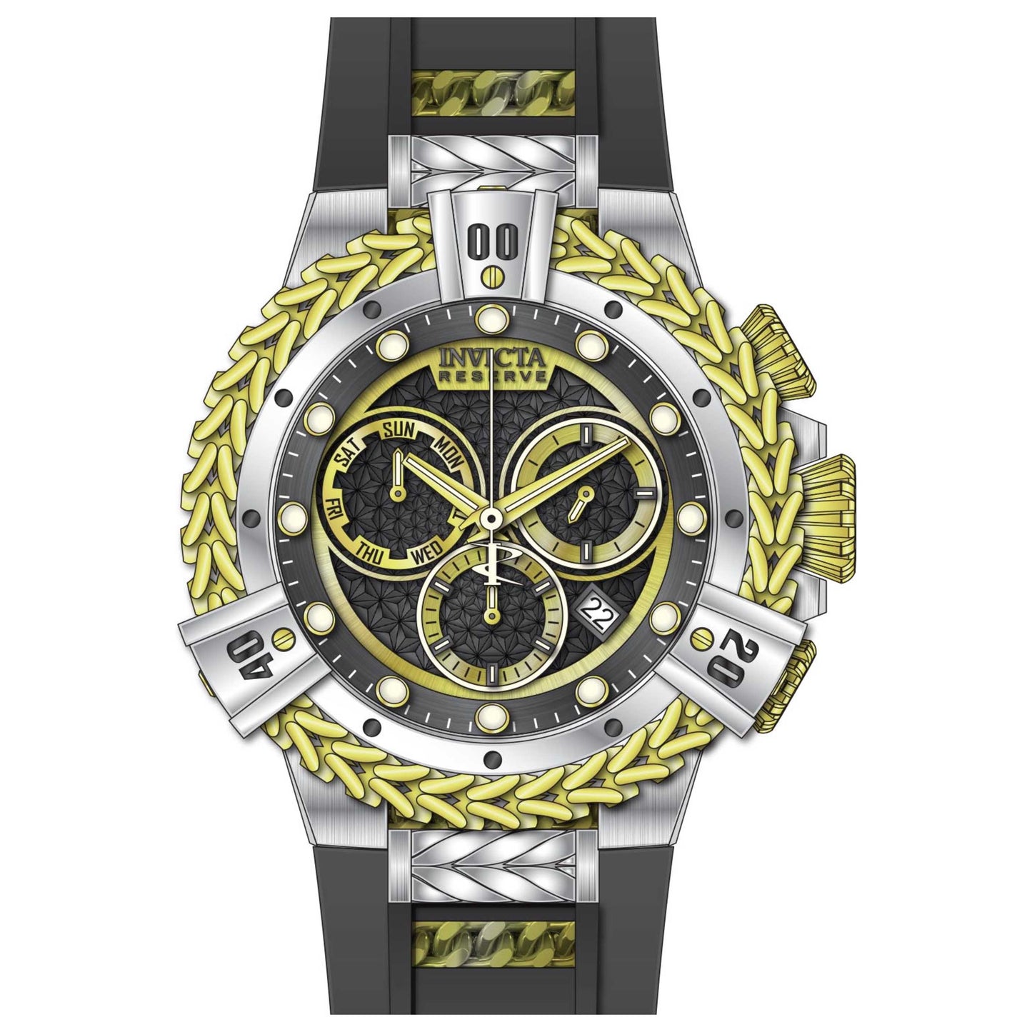 Front view of Invicta Men's Quartz Watch IN-33152