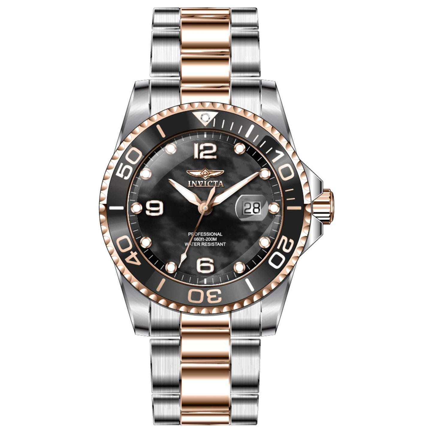 Front view of Invicta Pro Diver Men's Quartz Watch IN-33265