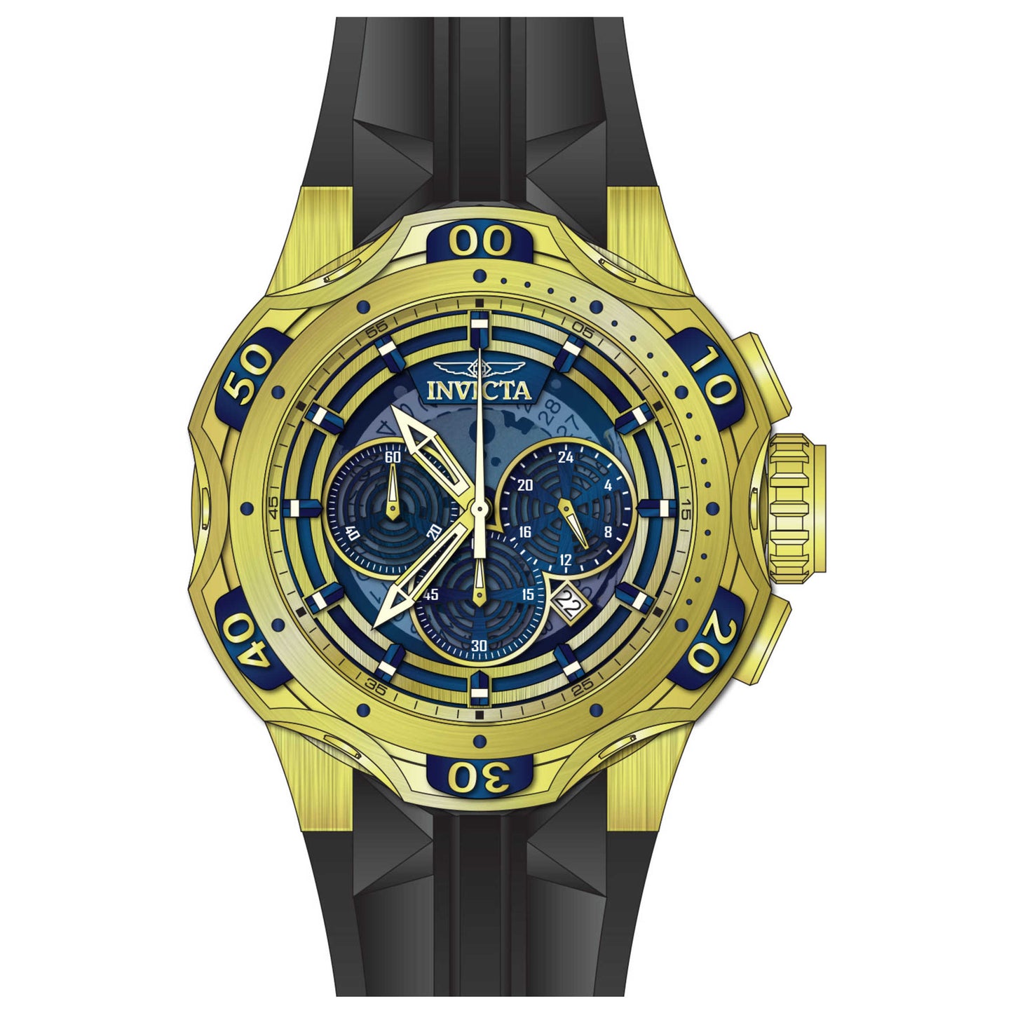 Front view of Invicta Venom Men's Quartz Watch IN-33637