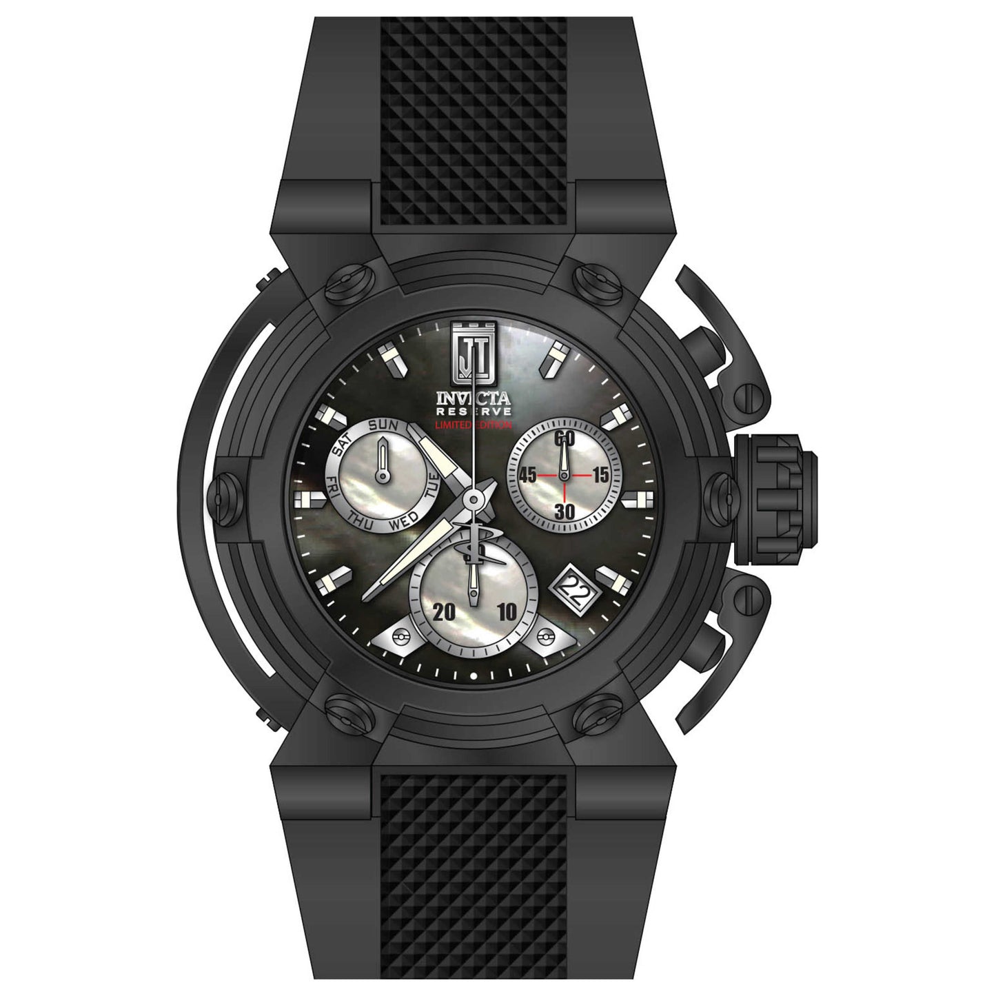 Front view of Invicta Jason Taylor Men's Quartz Watch IN-33969