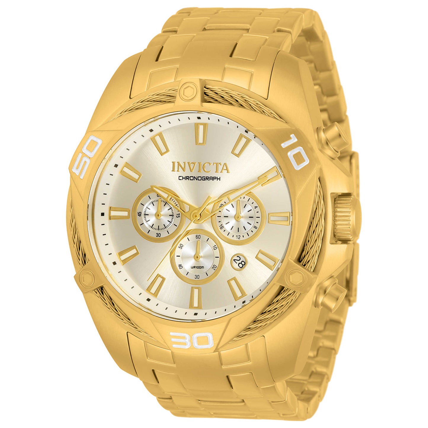 Front view of Invicta Men's Quartz Watch IN-34123
