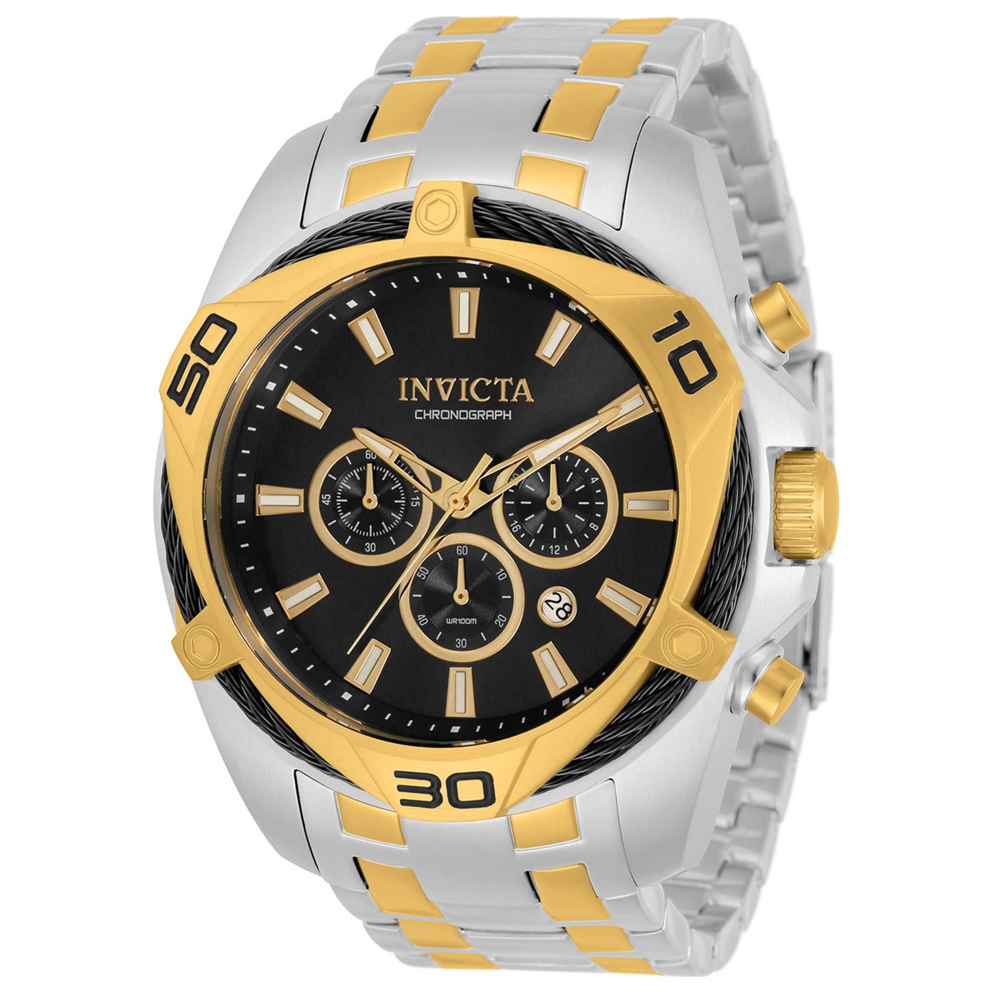 Front view of Invicta Men's Quartz Watch IN-34124