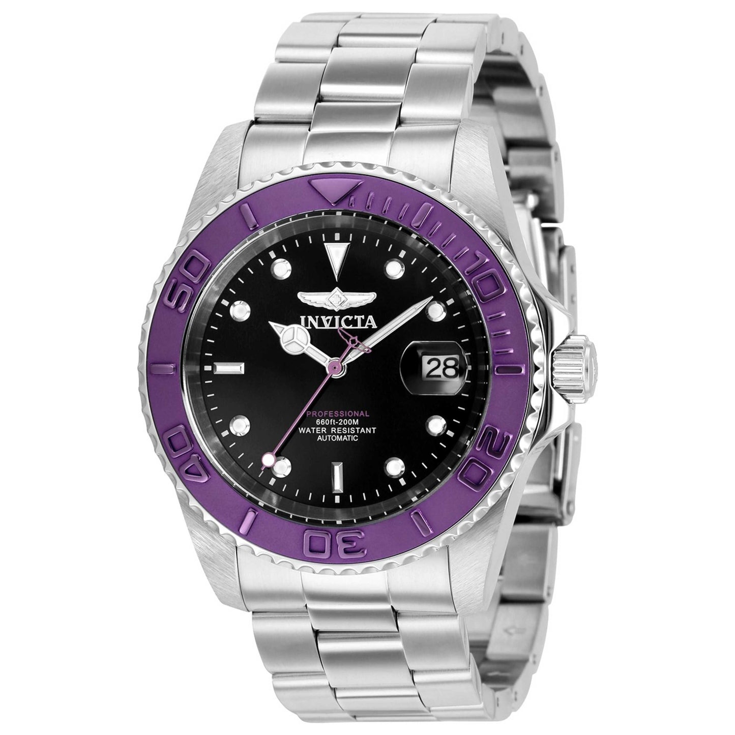 Front view of Invicta Pro Diver Men's Automatic Watch IN-36751