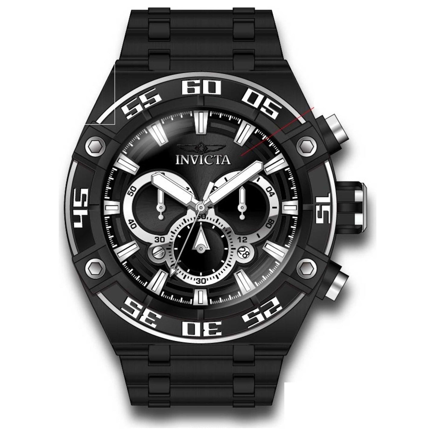 Front view of Invicta Coalition Forces Men's Quartz Watch IN-37645